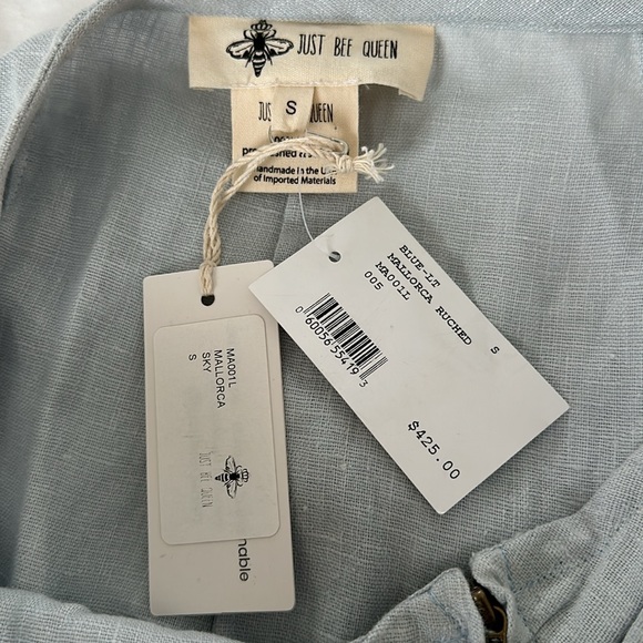 Just BEE Queen Fringe Linen Skirt Size S - Picture 13 of 14